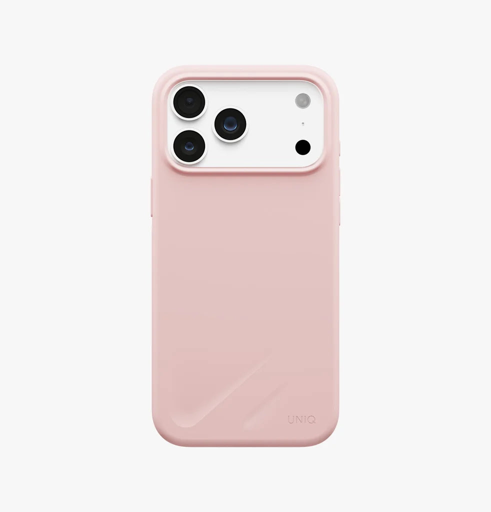 UNIQ LINO Smudge-Resistant MagSafe Protective Case for iPhone 18 Pro Max |  Pale Rose