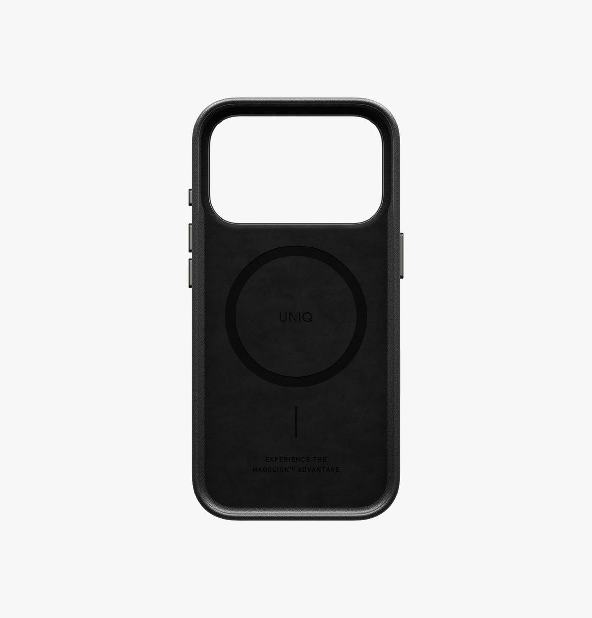 UNIQ LYDEN Vegan Leather Case with Aluminum Bezel  MagSafe Compatible for  iPhone 18 Pro
