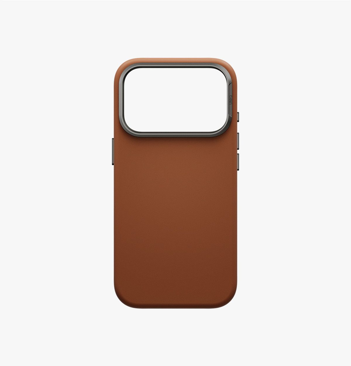 UNIQ LYDEN Vegan Leather Case with Aluminum Bezel  MagSafe Compatible for  iPhone 18 Pro