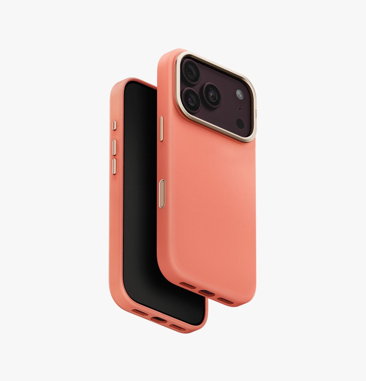 UNIQ LYDEN Vegan Leather Case with Aluminum Bezel  MagSafe Compatible for  iPhone 18 Pro