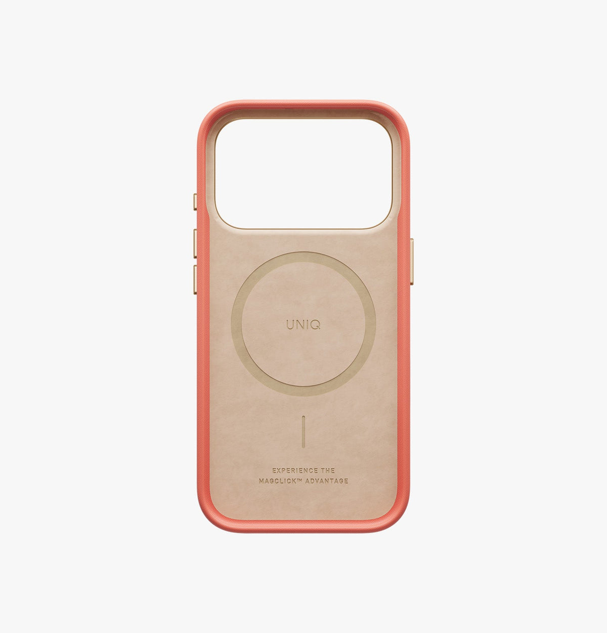 UNIQ LYDEN Vegan Leather Case with Aluminum Bezel  MagSafe Compatible for  iPhone 18 Pro