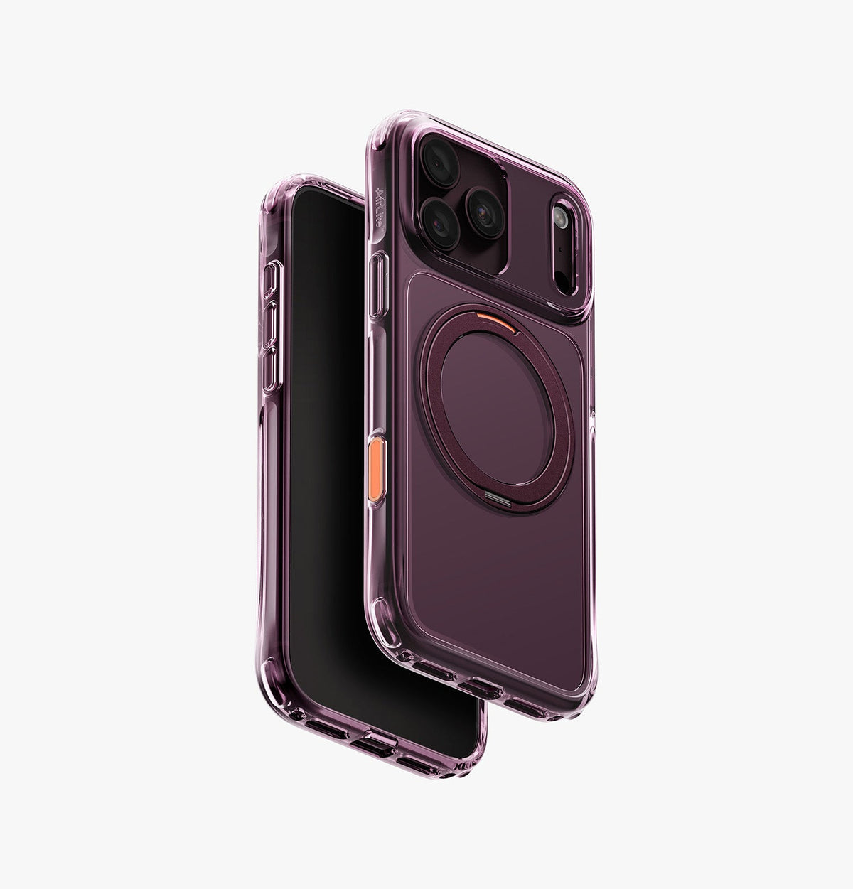UNIQ SWIXVIX Hybrid MagSafe Case with 360° Kickstand for iPhone 18 Pro Max | Deep Burgundy