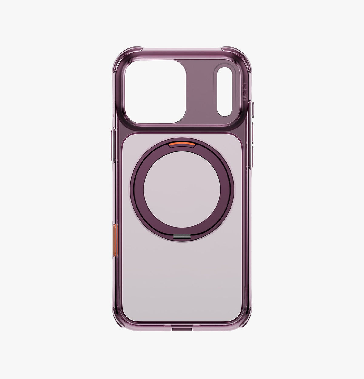 UNIQ SWIXVIX Hybrid MagSafe Case with 360° Kickstand for iPhone 18 Pro Max | Deep Burgundy