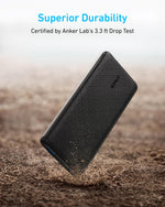ANKER Power Bank (10,000mAh – 15W) – 1 USB-A / 1 USB-C / Micro USB | Black