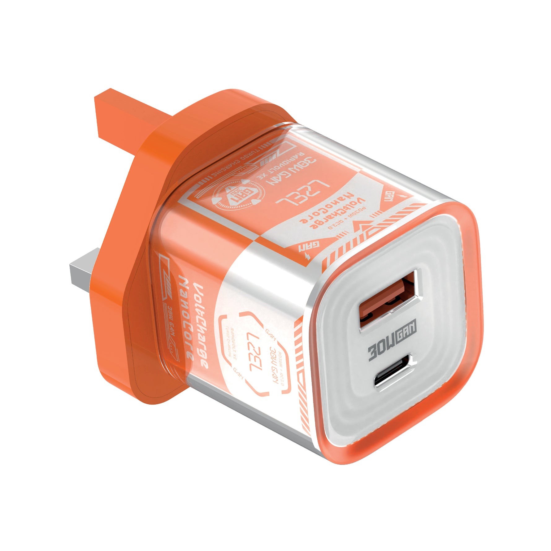 Bundle Offer Charging 5000mAh PD Power Bank + 30W GaN Wall Charger + USB-C to USB-C Lightning Cables + Hard Shell Organizer Case