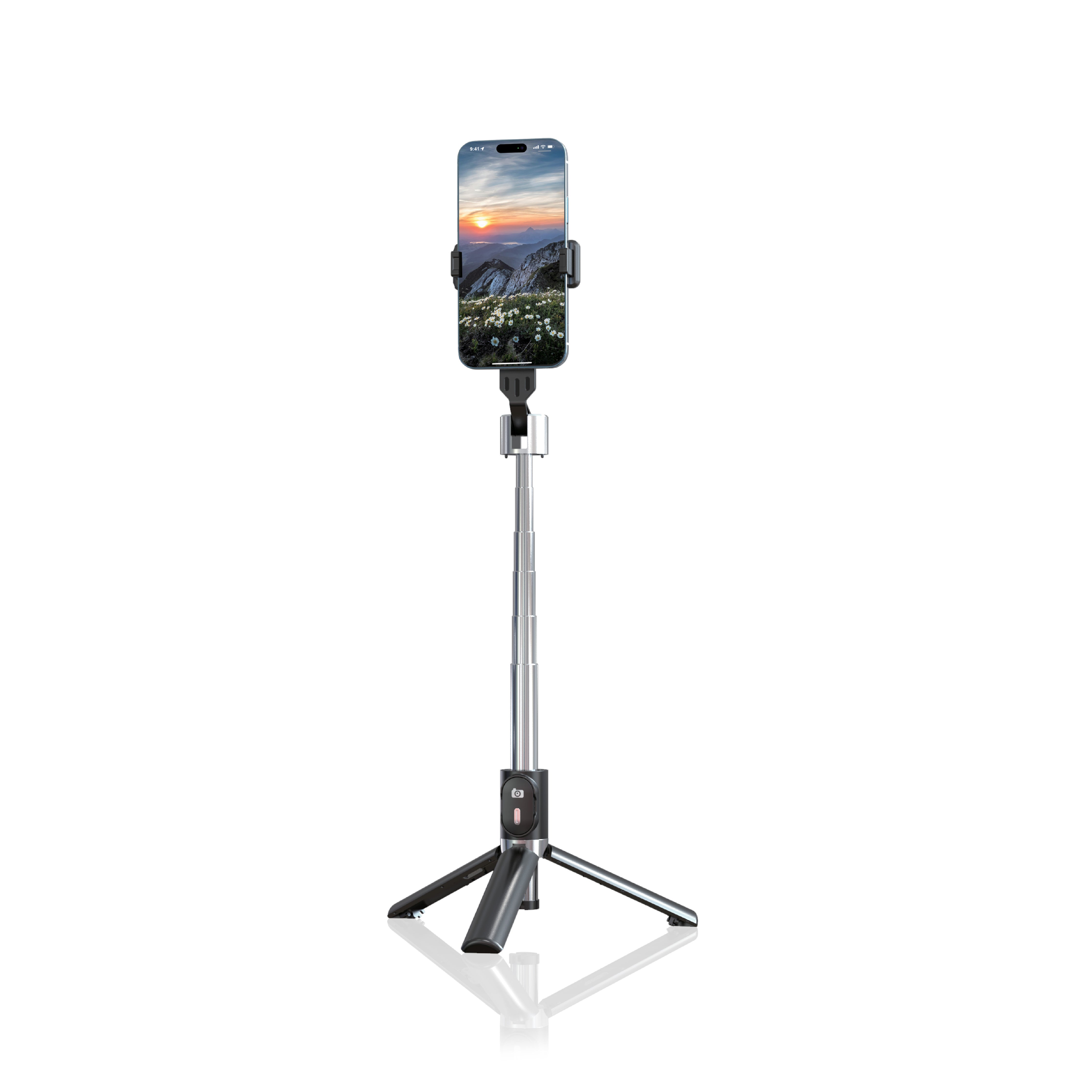 Asli Global Selfynix One Selfie Stick Extendable up to 108cm with Wireless Remote & Tripod Stand
