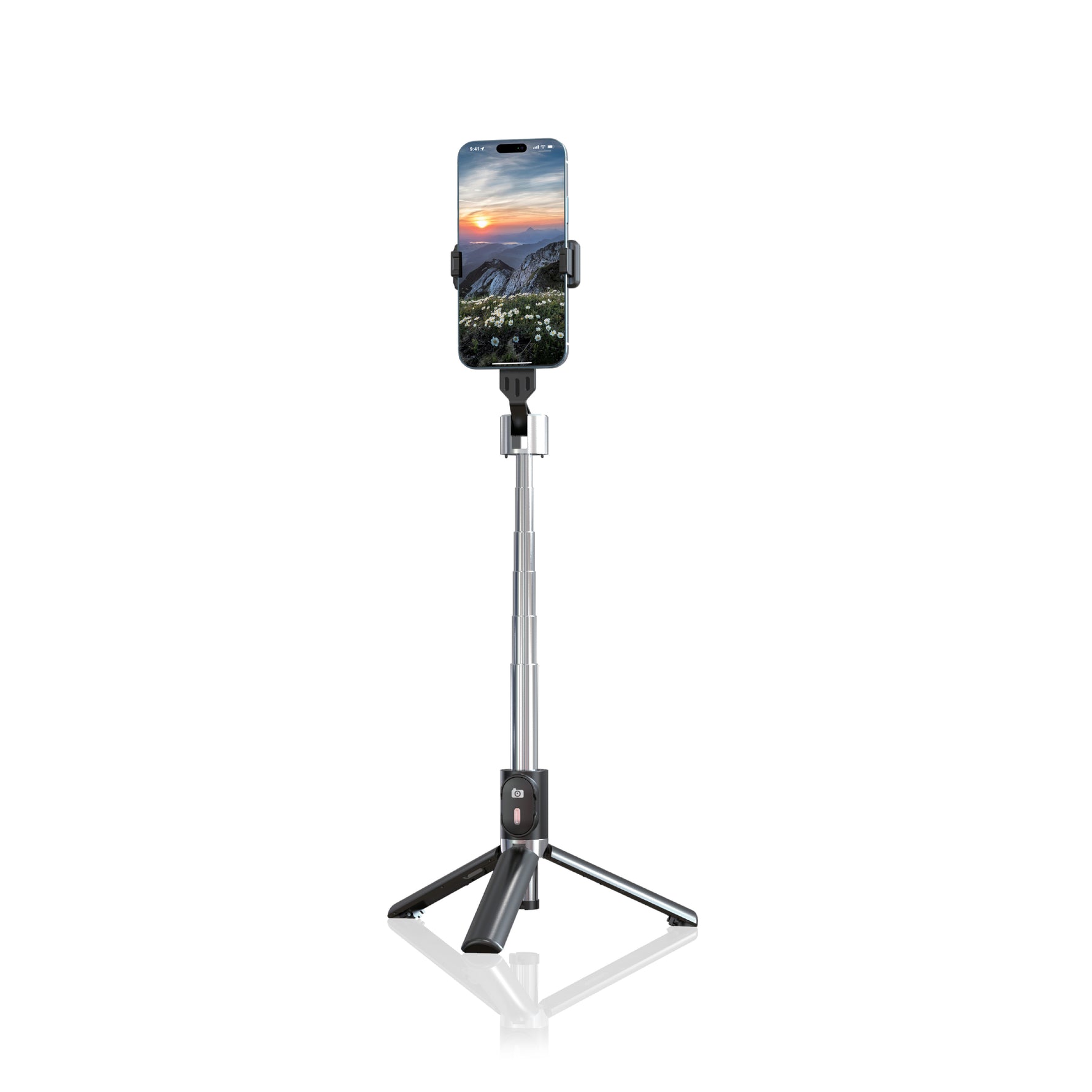 Asli Global Selfynix One Selfie Stick Extendable up to 108cm with Wireless Remote & Tripod Stand