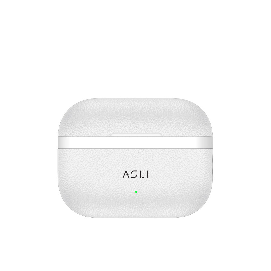 Asli Global EcoPods Air TWS Wireless ANC Bluetooth Earbuds with Active Noise Cancellation | White