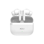 Asli Global EcoPods Air TWS Wireless ANC Bluetooth Earbuds with Active Noise Cancellation | White