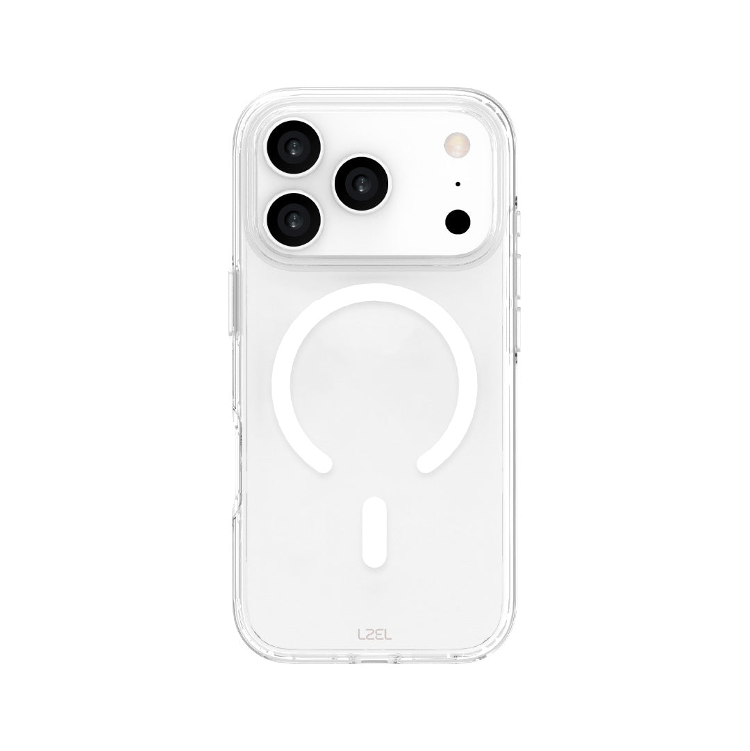 LZEL Magnexo Clear Case for iPhone 17 Pro Max | Crystal Clear