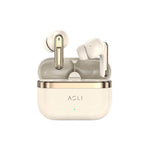 Asli Global EcoPods Air TWS Wireless ANC Bluetooth Earbuds with Active Noise Cancellation | Gold