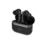 Asli Global EcoPods Air TWS Wireless ANC Bluetooth Earbuds with Active Noise Cancellation | Black
