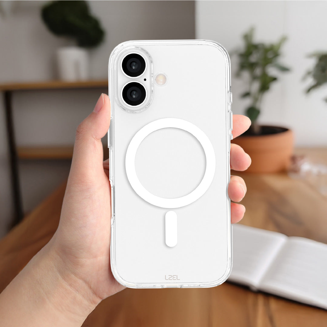 LZEL Magnexo Clear Case for iPhone 17 | Crystal Clear