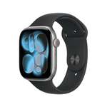 Apple Watch Series 11 GPS 42mm, Space Grey Aluminum Case with Black Sport Band – S/M