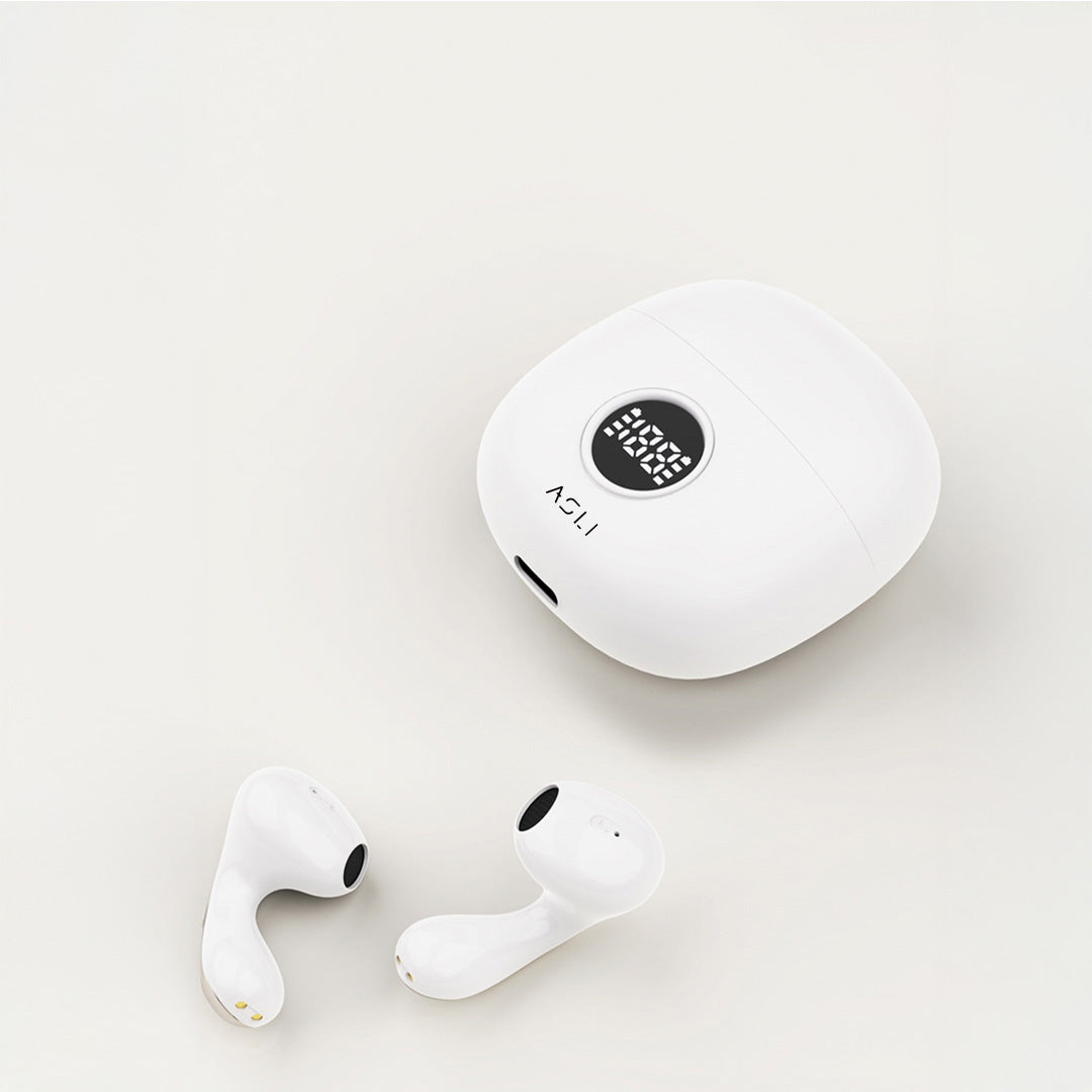 Asli Global EchoPods Pro TWS Bluetooth Earbuds with Touch Control IPX4 | White