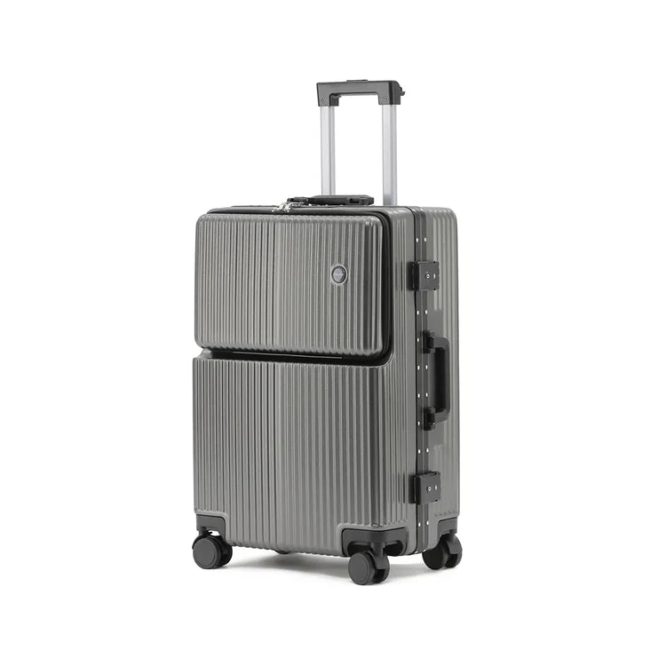 90 Percent 4 Wheels Abs Aluminum Frame 20 Inch Suitcase