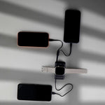 باور بانك LZEL Ampflow10 Mini – سعة 10000 مللي أمبير | شحن سريع 22.5 واط | كابلات مدمجة Type-C و Lightning | شحن لاسلكي