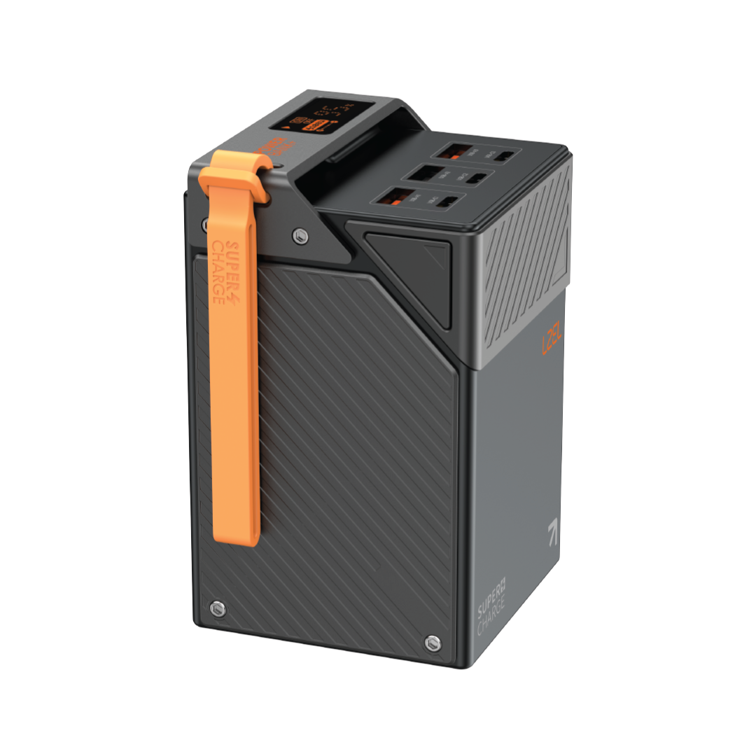 LZEL ZenoFlex UltraCore 50 50000mAh PD Fast Charging Power Bank – 100W Output / 100W Input | Black
