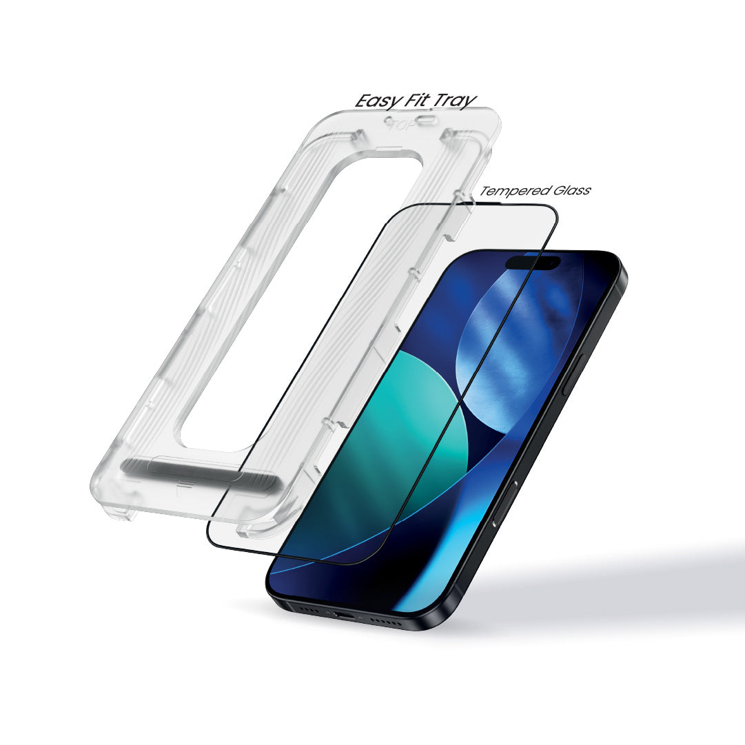 زجاج حماية كورنينج 3D مقوى من LZEL OptiShield Series لهاتف iPhone 17 Pro Max