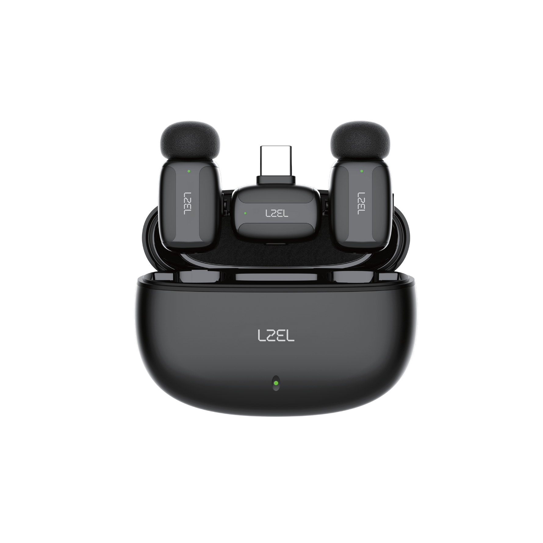 LZEL 2.4GHz Wireless Microphone – Portable, Plug & Play, Noise Reduction & Voice Effects