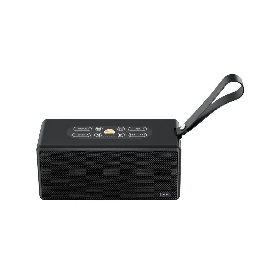 سماعة لاسلكية فاخرة Aquilasonus Xl بصوت عميق – بلوتوث 5.4 – دعم ميكروفون اختياري – بطارية 6000 مللي أمبير | أسود