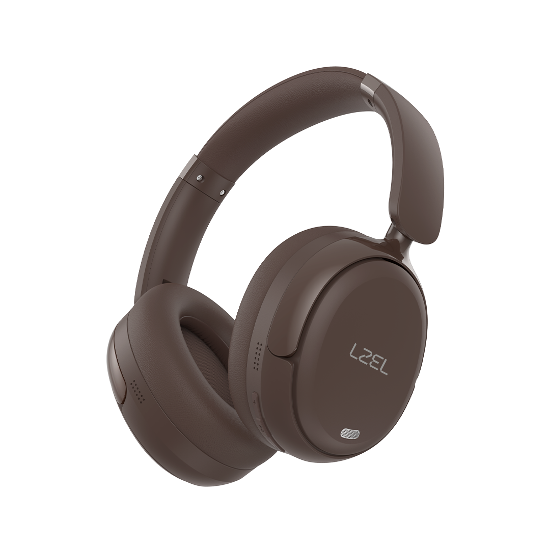LZEL Sonique Pulse Wireless Stereo Headphones | Dark Brown