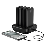 LZEL Quadra Energia Y Station 10000mAh Charging Station Built In Cable Lightning And Type-C | Black