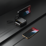 بطارية متنقلة ZenoFlex Charge+ Mini من ليزل بسعة 10000 مللي أمبير بتقنية الشحن السريع PD | رمادي