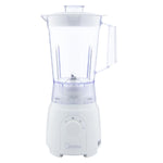 Midea 1.5 Liters Blender, , 2 Speeds + Pulse, 400W | White