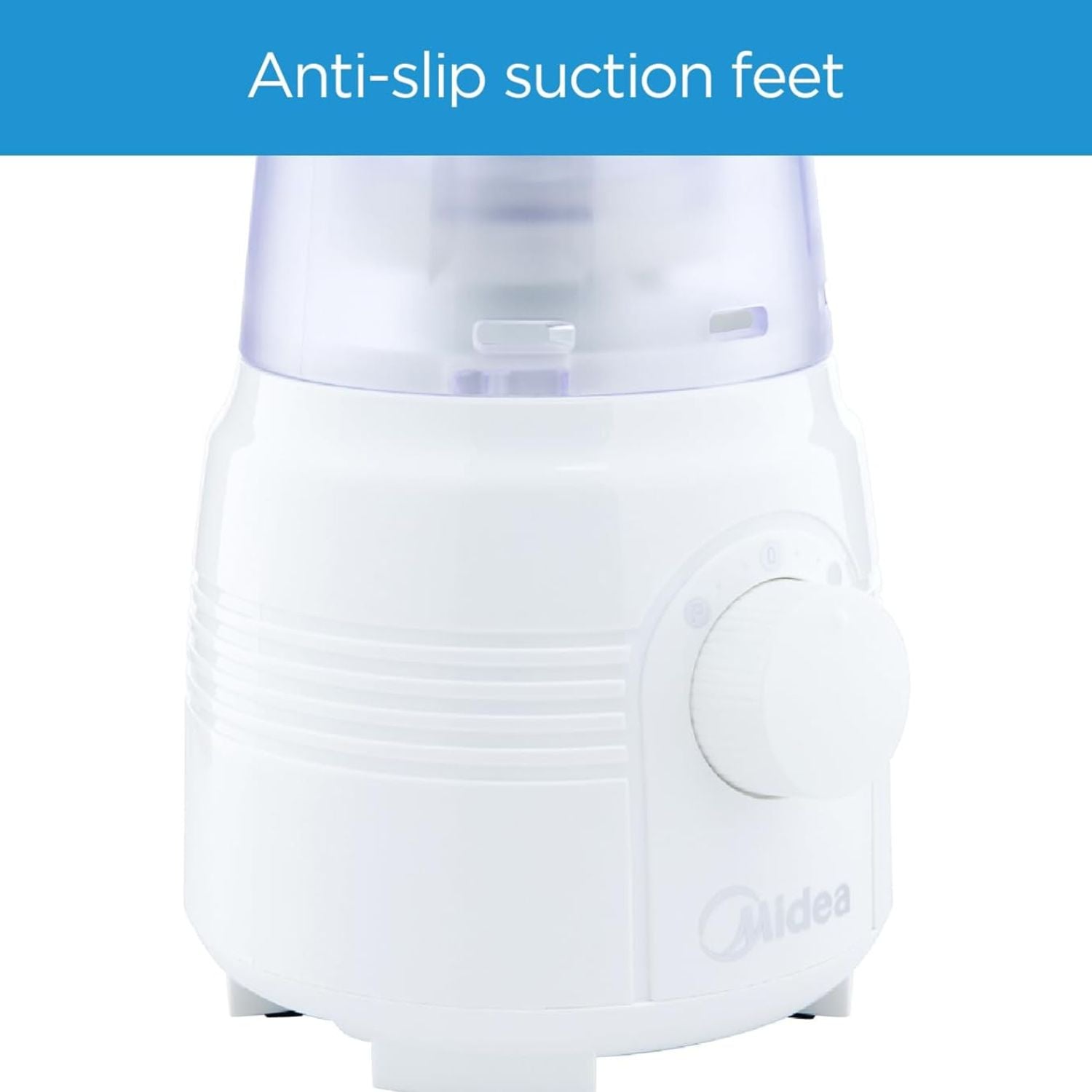 Midea 1.5 Liters Blender, , 2 Speeds + Pulse, 400W | White