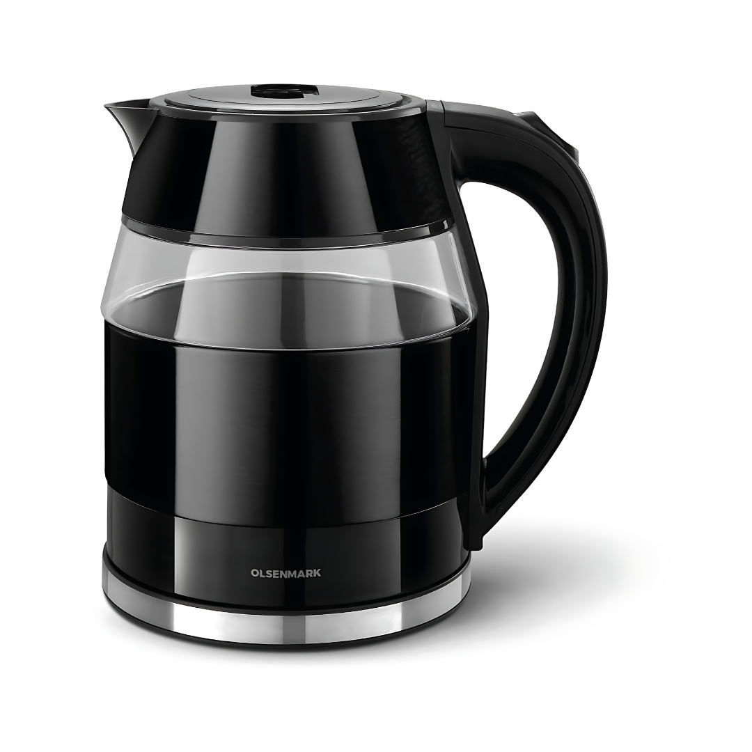 Olsenmark Electric Glass Kettle 1.8L 1500W