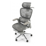 Ergonomic Office Chair – Footrest, Sliding Mechanism, Class 4 Gas Lift | Gray