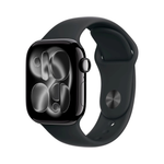 Apple Watch Series 11 GPS + Cellular 46mm Jet Black Aluminium Black Sport Band M/L