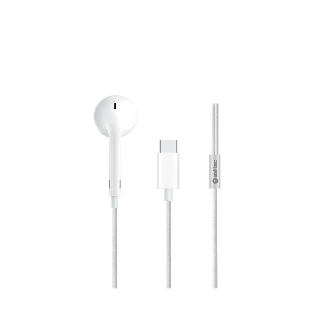 سماعة aslitec SoundPod Elite السلكية Premium Single Sound بمنفذ USB-C