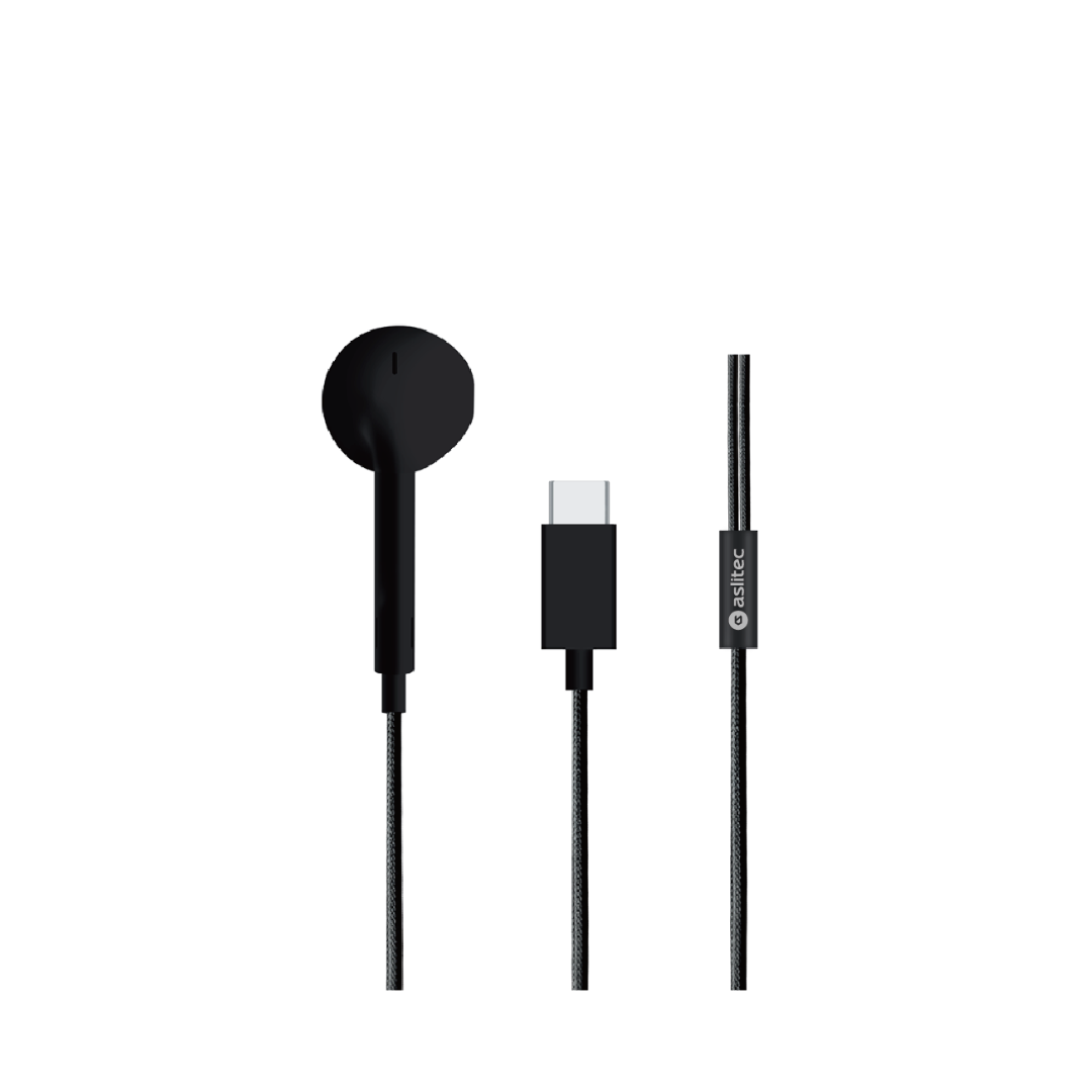 سماعة aslitec SoundPod Elite السلكية Premium Single Sound بمنفذ USB-C
