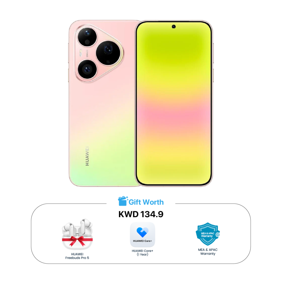 Huawei Pura 90S Pro Smartphone – 5G+, Dual SIM, 12GB RAM, 256GB, 6.6-inch OLED 120Hz Display | Pink