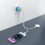 LZEL VoltCharge NanoCore – 30W GaN Transparent Wall Charger