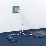 LZEL VoltCharge NanoCore – 30W GaN Transparent Wall Charger