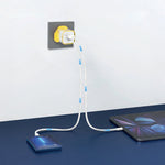LZEL VoltCharge NanoCore – 30W GaN Transparent Wall Charger