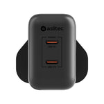 aslitec VexoraGaN 45W – Compact GaN Charger, Dual USB-C Ports