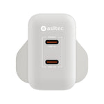 aslitec VexoraGaN 45W – Compact GaN Charger, Dual USB-C Ports