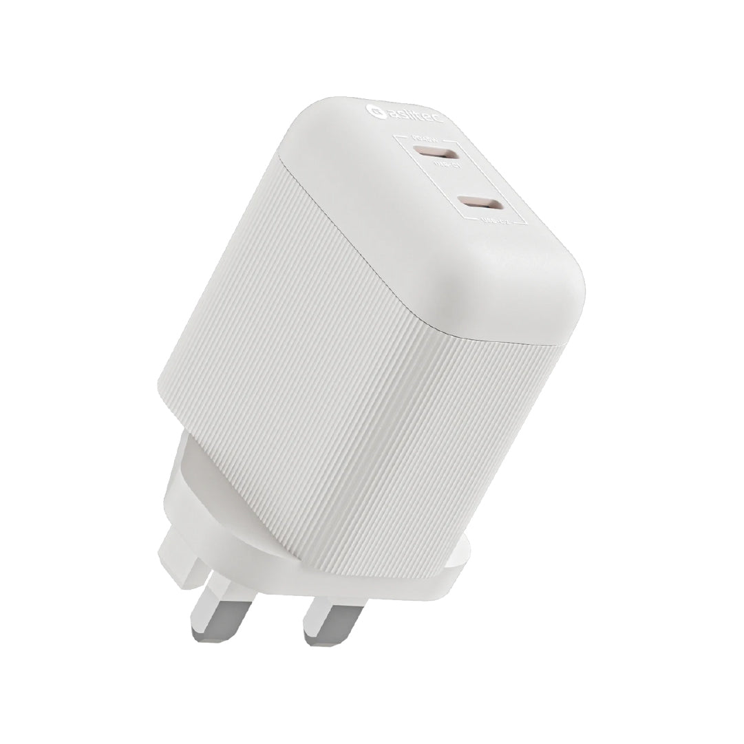 aslitec VexoraGaN 45W – Compact GaN Charger, Dual USB-C Ports