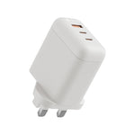 aslitec VexoraGaN 65W – Compact GaN Charger, USB-A + Dual USB-C Triple Ports