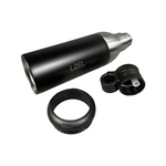  زجاجة حرارية مزدوجة من LZEL Natura Elva – حجم 400 مل + 400 مل | أسود