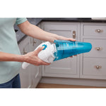 مكنسة يدوية لاسلكية Black & Decker Dustbuster® 3.6V 1.5Ah – للأتربة الجافة والرطبة مع قاعدة شحن وإكسسوارات