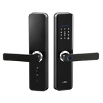 LZEL ZYNTRA Smart Door Lock with Alarm & Tuya App Control | Black