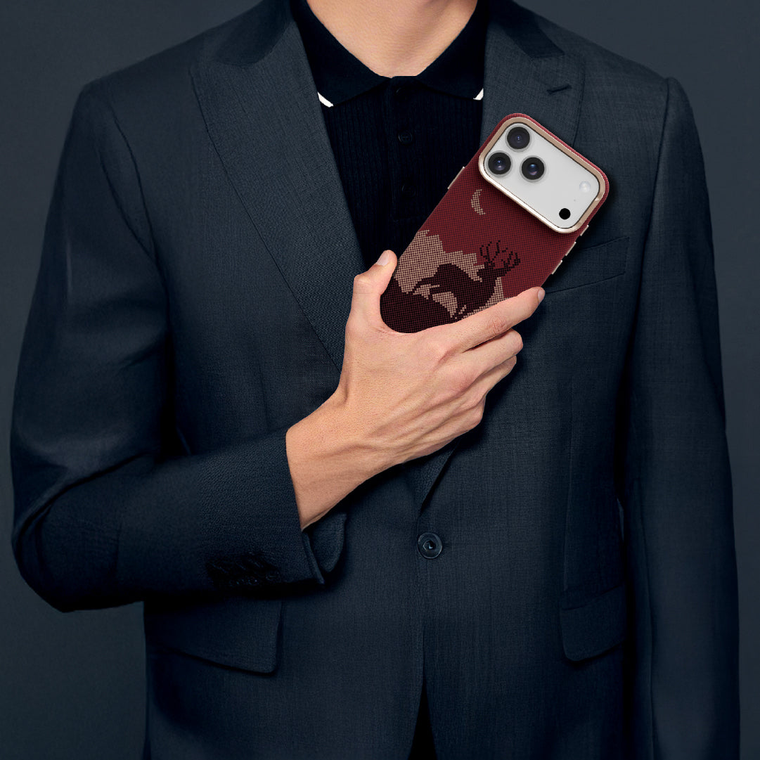 LZEL MagCarbon Deer Cover for iPhone 17 Pro