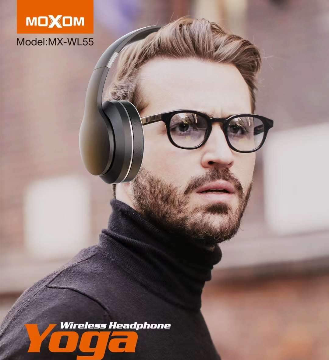 Moxom Yoga Wireless Headphone | Black