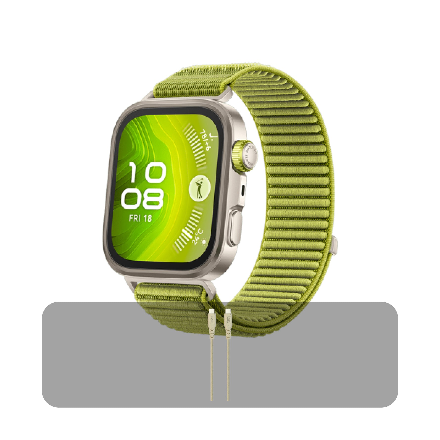 Huawei Watch Fit 4 Pro + Bundle Offer | Green