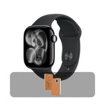 Apple Watch Series 11 - GPS - 46mm - Jet Black Aluminium Case with Black Sport Band - M/L + Bundle Offer